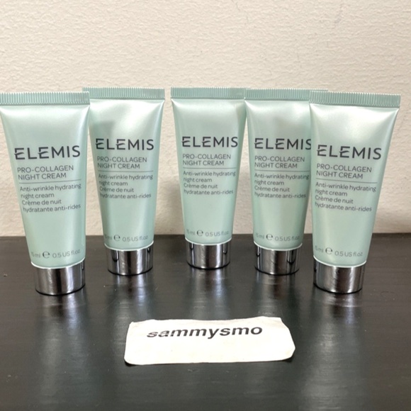 ELEMIS PRO-COLLAGEN NIGHT CREAM Travel Size .5oz/15ml x5 - Picture 1 of 2